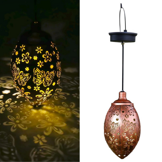 Metalinis LED saulės žibintas