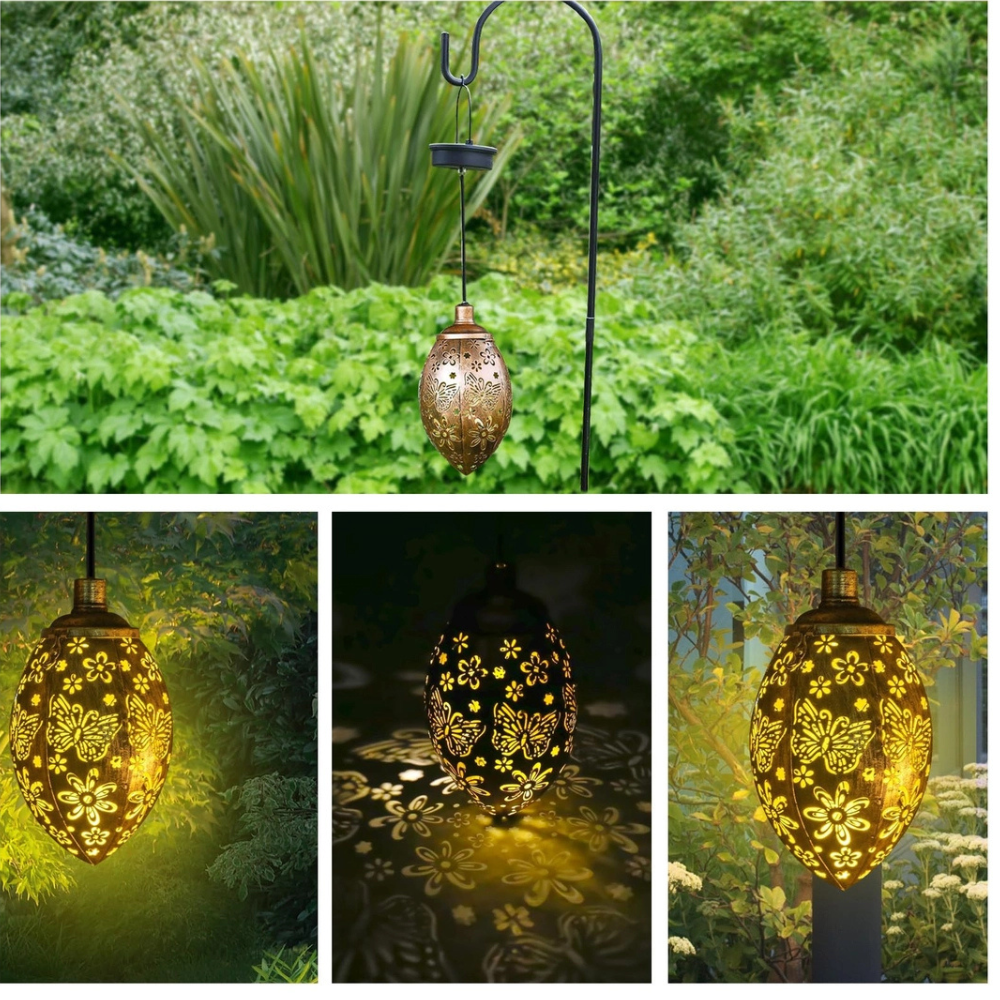 Metalinis LED saulės žibintas