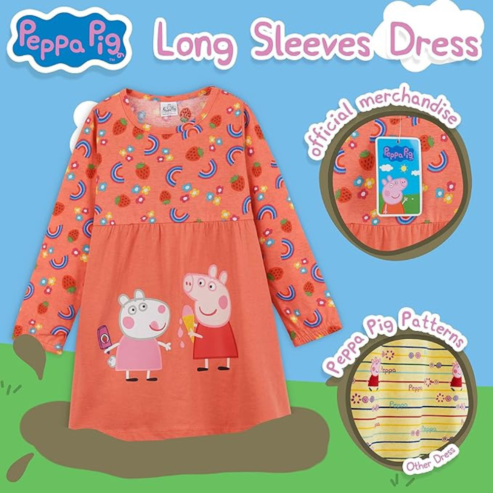 peppa-pig-suknelės-mergaitei